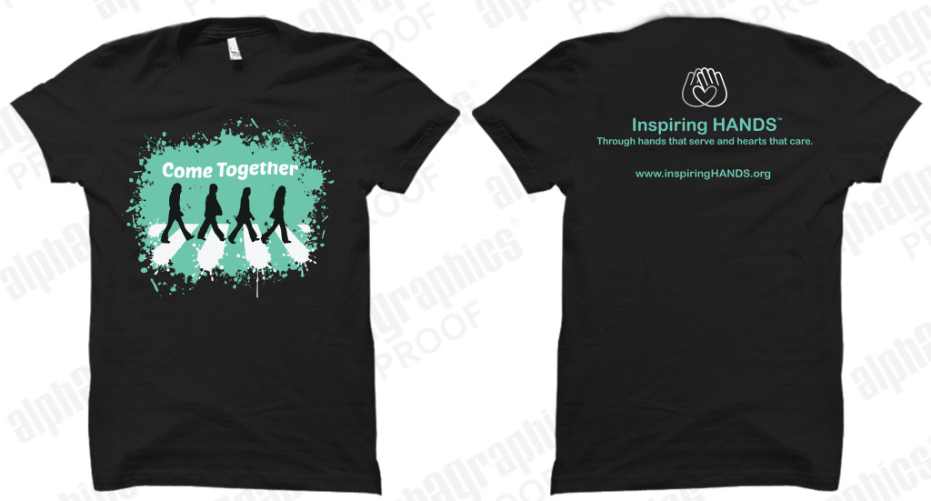 Come Together Black Shirt Abbey PROOF